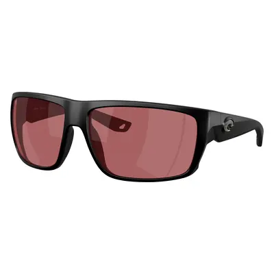 Costa Man Sunglass 6S9129 Fly Line - Frame color: Matte Black, Lens color: Rose