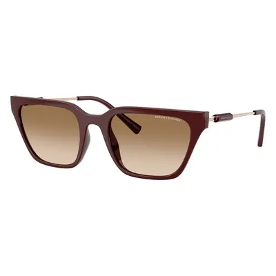 Armani Exchange Woman Sunglass AX4158S - Frame color: Shiny Bordeaux, Lens color: Gradient Brow