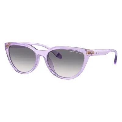 Armani Exchange Woman Sunglass AX4130SU - Frame color: Shiny Transparent Purple, Lens color: Cl