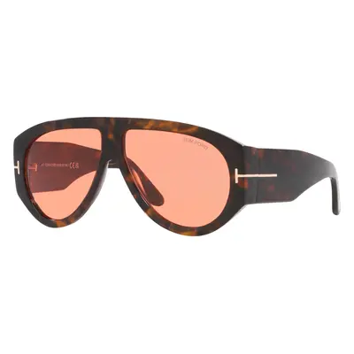 Tom Ford Man Sunglass FT1044 - Frame color: Brown, Lens color: Red