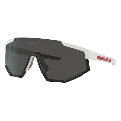 Prada Linea Rossa Man Sunglass PS 04WS - Frame color: White Rubber, Lens color: Dark Grey