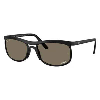 Ray-Ban Unisex Sunglass RB4452CH Chromance Liteforce - Frame color: Sand Black, Lens color: Gre