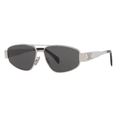 Celine Man Sunglass Metal Triomphe Cl40281U - Frame color: Grey, Lens color: Grey