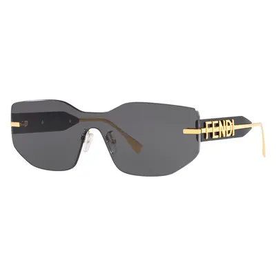 Fendi Woman Sunglass FE40066U - Frame color: Gold Shiny, Lens color: Grey