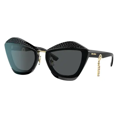 Miu Miu Woman Sunglass MU 01XS - Frame color: Black, Lens color: Dark Grey