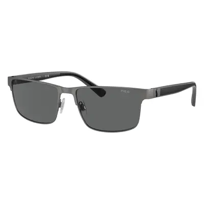 Polo Ralph Lauren Man Sunglass PH3155 - Frame color: Matte Gunmetal, Lens color: Dark Grey