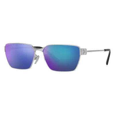 Balenciaga Unisex Sunglass BB0374SK - Frame color: Silver, Lens color: Purple