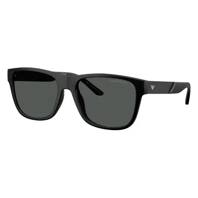 Emporio Armani Man Sunglass EA4243 - Frame color: Matte Black, Lens color: Dark Grey