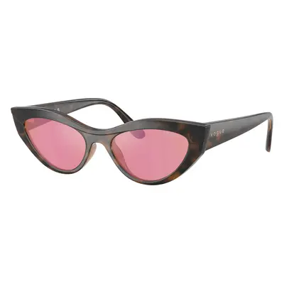 Vogue Eyewear Woman Sunglass VO5637SU - Frame color: Top Havana/Light Brown, Lens color: Pink D