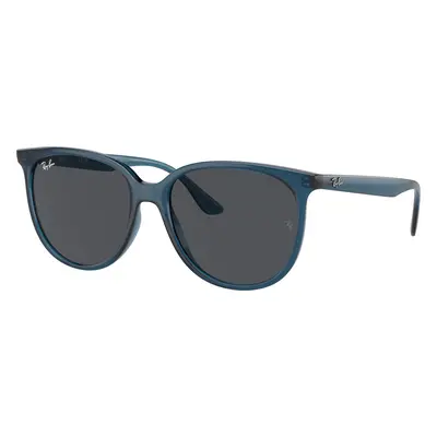 Ray-Ban Woman Sunglass RB4378 - Frame color: Opal Blue, Lens color: Dark Grey