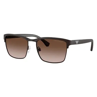 Emporio Armani Man Sunglass EA2087 - Frame color: Matte Brown, Lens color: Gradient Brown