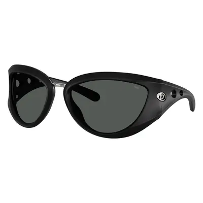 Diesel Unisex Sunglass DL3007U - Frame color: Matte Black, Lens color: Dark Grey