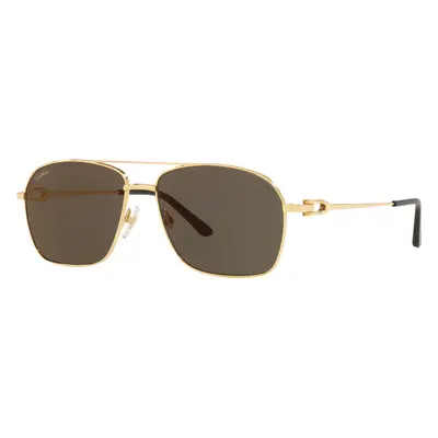 Cartier Man Sunglass CT0306S - Frame color: Gold, Lens color: Grey