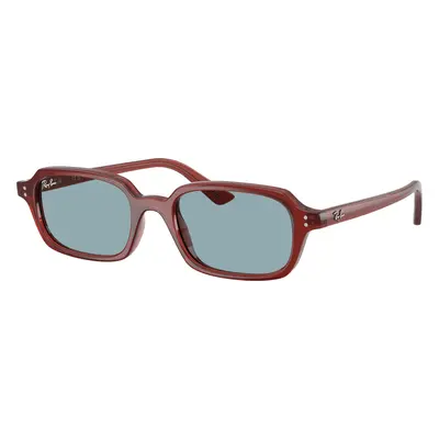 Ray-Ban Unisex Sunglass RB4455 Zuri Bio-Based - Frame color: Rusty Brown, Lens color: Blue