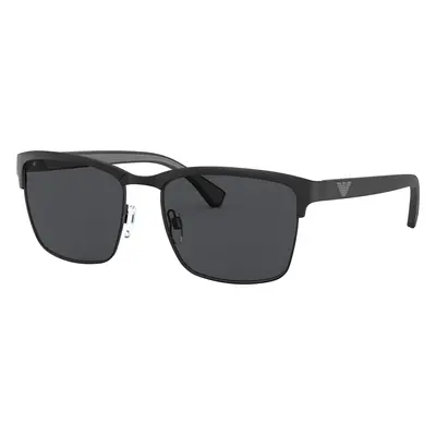 Emporio Armani Man Sunglass EA2087 - Frame color: Matte Black, Lens color: Grey