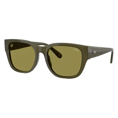 Diesel Unisex Sunglass DL2005 - Frame color: Solid Green, Lens color: Light Green