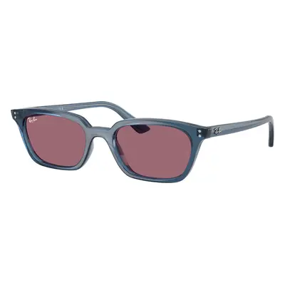 Ray-Ban Unisex Sunglass RB4456 Zaya Bio-Based - Frame color: Light Blue, Lens color: Violet