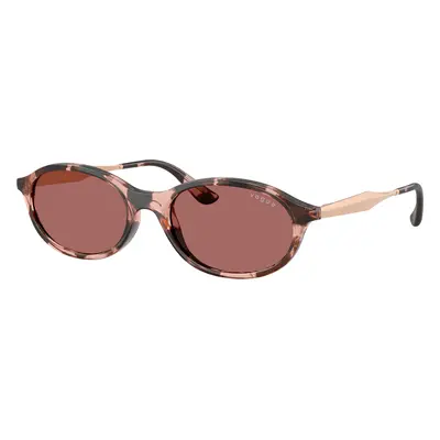 Vogue Eyewear Woman Sunglass VO5625S - Frame color: Rose Havana, Lens color: Dark Violet