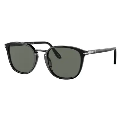 Persol Man Sunglass PO3186S - Frame color: Black, Lens color: Green Polarized