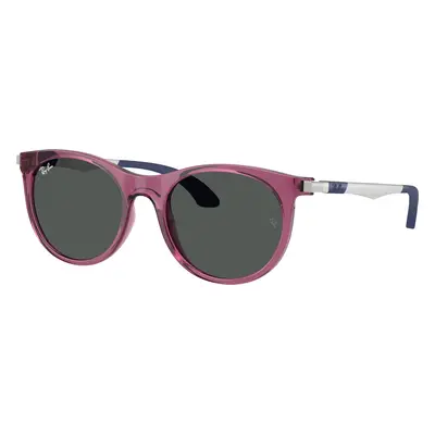 Ray-Ban Unisex Sunglass RB9082S Kids - Frame color: Transparent Violet, Lens color: Dark Grey