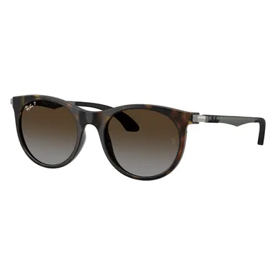 Ray-Ban Unisex Sunglass RB9082S Kids - Frame color: Havana, Lens color: Light Grey Brown