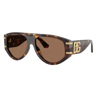 Dolce&Gabbana Woman Sunglass DG4499 - Frame color: Havana, Lens color: Dark Brown