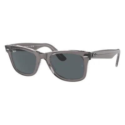 Ray-Ban Unisex Sunglass RB2140 Original Wayfarer Classic - Frame color: Grey On Transparent, Le