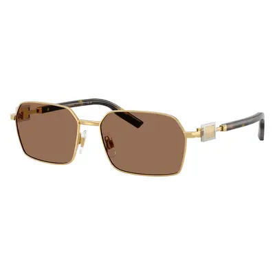 Dolce&Gabbana Man Sunglass DG2316 - Frame color: Gold, Lens color: Dark Brown