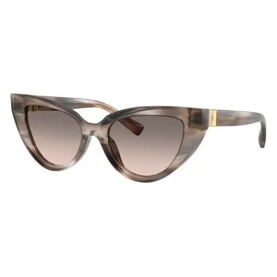 Dolce&Gabbana Woman Sunglass DG4497 - Frame color: Striped Grey, Lens color: Pink Gradient Grey