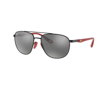 Ray-Ban Man Sunglass RB3659M Scuderia Ferrari Collection - Frame color: Black, Lens color: Grey