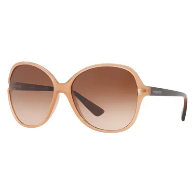 Sunglass Hut Collection Woman Sunglass HU2001 - Frame color: Transparent Beige, Lens color: Gra