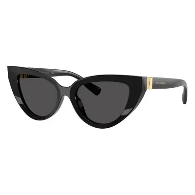 Dolce&Gabbana Woman Sunglass DG4497 - Frame color: Black, Lens color: Dark Grey