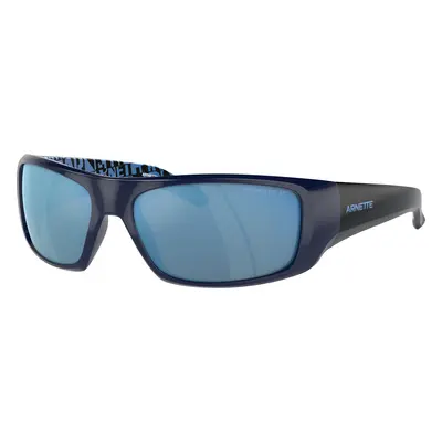 Arnette Man Sunglass AN4182 Hot Shot - Frame color: Dark Blue, Lens color: Dark Grey Mirror Wat