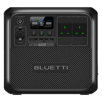 BLUETTI AC180 Portable Power Station | 1,800W 1,152Wh, AC180 | 1800W 1152Wh Power Station