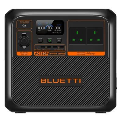 BLUETTI AC180P Portable Power Station | 1,800W 1,440Wh, AC180P (Orange) | 1800W 1440Wh Power Sta