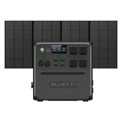 BLUETTI AC240 Portable Power Station | 2,400W 1,536Wh, AC240+PV350 | 2400W 1536Wh | 350W Solar K