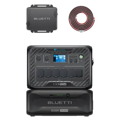 BLUETTI Charger 1: Charge Portable Power Station While Driving, AC500+B300K+Charger 1+DC Input C