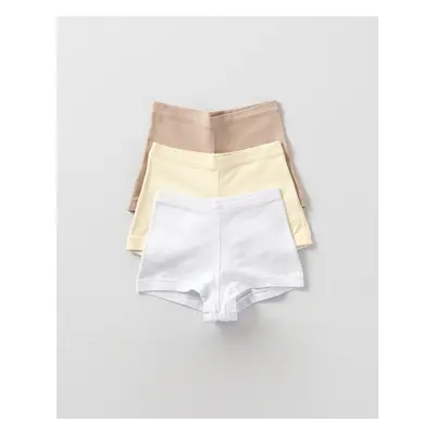 Simply Comfortable 3-Pack Boyshort Knicker in Cotton