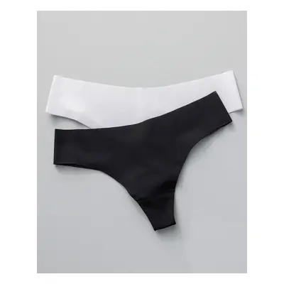 2-Pack No Ride-Up Seamless Thong Knicker