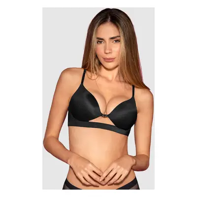 Plunge Wireless High Push-Up Bra with Front Cutout