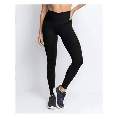 Criss Cross V Shape Waistband Legging