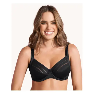 Lace Stripes Natural Support Classic Bra