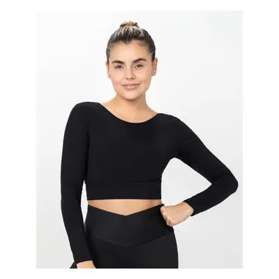 Long Sleeve Sports Crop Top