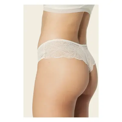 Mid-Rise Sheer Lace Cheeky Knicker