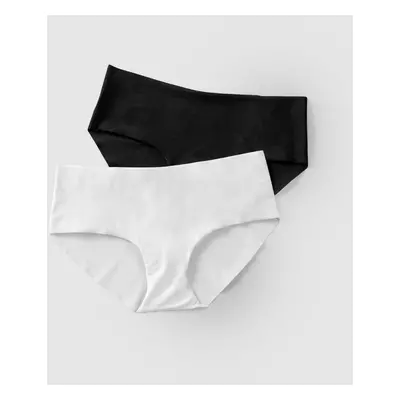 2-Pack No Ride-Up Seamless Hiphugger Knickers