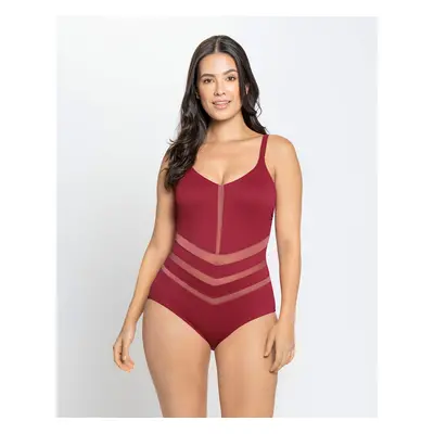 Ribbed One-Piece Slimming Swimsuit