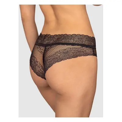 Completely sheer mid-rise cheeky knicker