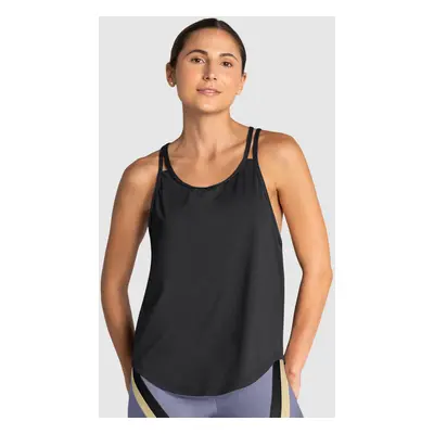 Loose fit strappy racerback active tank