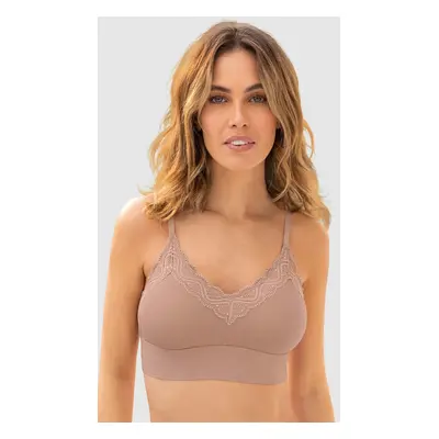 Lace Trim Soft Full Coverage Smoothing Wireless Daily Bra