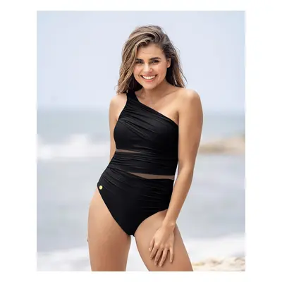 Asymmetrical Slimming Compression One Piece Swimsuit